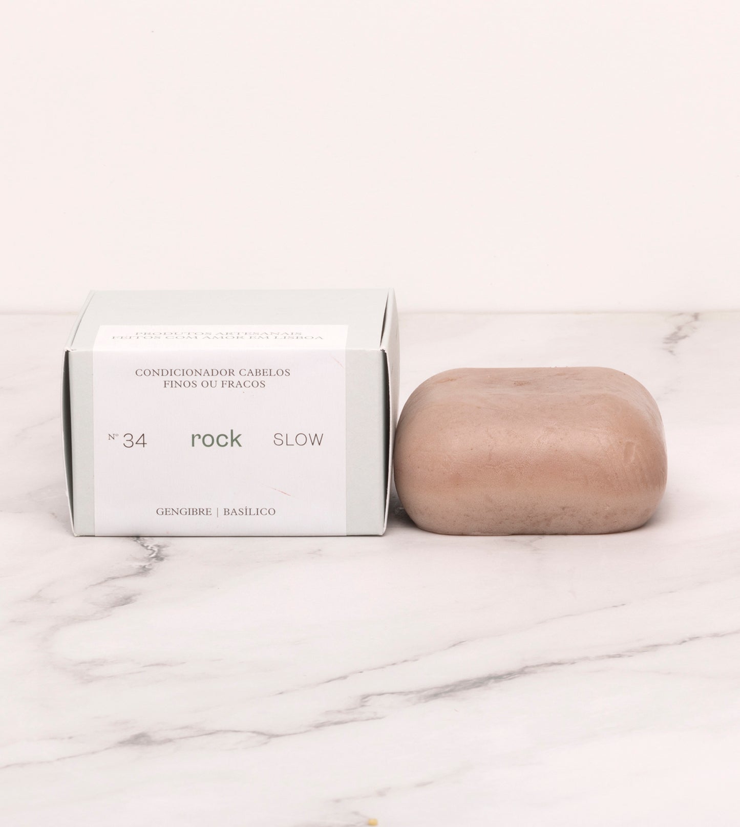 Solid Conditioner Rock for Thin Hair - Ginger and Basil